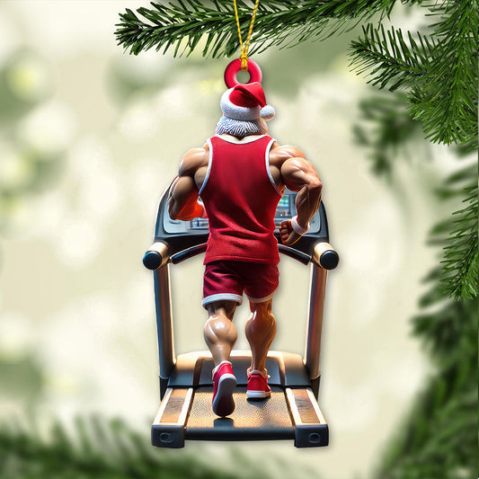 Maxcorners Custom Name Gym Ornament, Gymnastics Christmas Gift4 2D Flat LM2211