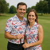 Maxcorners Patriotic USA 250 Eagle Liberty Bell Golf Polo Shirt, Women's Golf Polo, Golf Tops For Women LM1507