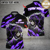 Maxcorners Flaming Angry Black Panther Billiards 8 Ball Multicolor Customized Name, Team Name 3D Shirt