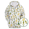 Maxcorners Golf Shirt For Men's, Tequila Golf Pattern Polos, Drink & Golf Shirts, Funny Men Golf Gift