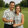 Maxcorners St Patrick's Day Leprechaun Character Golf And Beer White Golf Shirt, Fun Golf Shirts For Men, Polo For Men