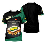 Maxcorners Pimento Cheese Augusta Golf Course Custom Men's Golf Polo Shirt, Funny Golf Gifts