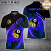 Maxcorners Billiard Cosmic Yin And Yang Ball89 Battle Multicolor Customized Name, Team Name 3D Shirt