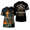 Maxcorners Followe Me And I Will Make You Fishers Of Men, Jesus Fishing Shirt, SPF Shirt For Men, Gift For Fisherman