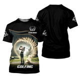 Maxcorners Custom Elite Golfer Golf Polo Shirt, Gift For Golfers, Mens Golf Gift