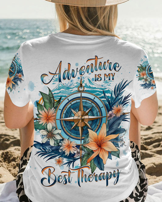 Maxcorners Adventure Is My Best Therapy Compass All Over Print LM2101
