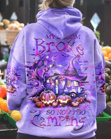 Maxcorners My Broom Broke So Now Halloween Camping All Over Print LM2101
