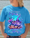 Maxcorners My Broom Broke So Now Halloween Camping Cotton Shirt LM2101