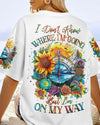 Maxcorners I Don't Know Where I'm Going Compass All Over Print LM2101