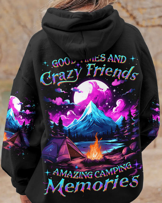 Maxcorners Good Times And Crazy Friends Camping All Over Print LM2101
