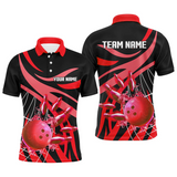 Maxcorners Spiderweb Bowling Ball And Pins Team league Multicolor Option Customized Name 3D Shirt