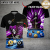 Maxcorners Billiards 8 Ball 9 Ball Reaper Cue Master Customized Name, Team Name 3D Shirt (6 Colors)