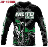 Maxcorners Motocross Racing Customize Name And Number 3D Shirts