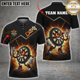 Maxcorners Darts Funny Dartboard Multicolor Options Personalized Name, Team Name 3D Shirt