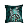 Maxcorners Darts Dragonfly Smoke Art Target Multicolor Customized Name 3D Pillow