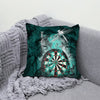 Maxcorners Darts Dragonfly Smoke Art Target Multicolor Customized Name 3D Pillow