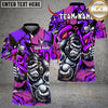 Maxcorners Savage Gorilla Swing Golf Polo Shirt Customized Name, Team Name 3D Shirts
