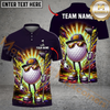 Maxcorners Cool Swing Golf Polo Customized Name, Team Name 3D Shirts (4 Colors)