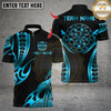 Maxcorner Polynesian Tattoo Dartboard Design Multicolor Customized Name, Team Name 3D Shirts