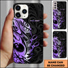 Maxcorners Bowling Gold Tribal Strike Ball Multicolor Personalized Name 3D Phone Case