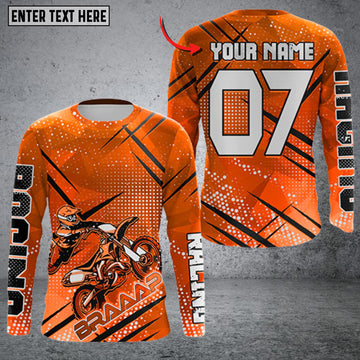 Maxcorners Motorcycle Adventure Personalized Name 3D Shirt