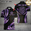 Maxcorner Polynesian Tattoo Dartboard Design Multicolor Customized Name, Team Name 3D Shirts