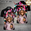 Maxcorners Darts Cute Monkey Hoodie Coffee Vibe Multicolor Customized Name, Team Name 3D Shirt