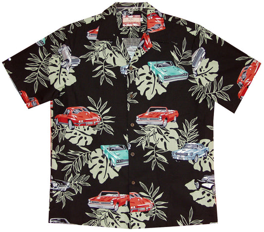 Maxcorners Muscle Cars Men's Hawaiian Shirt