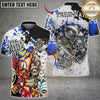 Maxcorners Darts Skull Graffiti Street Art Dartboard Multicolor Customized Name, Team Name 3D Shirts