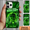 Maxcorners Bowling Funny Bowlshit Ball Multicolor Personalized Name 3D Phone Case