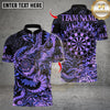 Maxcorners Asian Dragon Dart Design Multicolor Customized Name, Team Name 3D Shirts