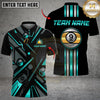 Maxcorners Billiards Gold 9 Ball Elite Customized Name, Team Name 3D Shirt (6 Colors)