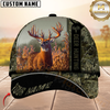 Maxcorners Hunting Deer Camouflage Multicolor Personalized Name 3D Cap