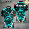 Maxcorners Darts Cartoon Crazy Flame Dartboard Multicolor Customized Name, Team Name 3D Shirts
