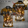 Maxcorners Bowling Leopard Girl Pink Ball Strike Graffiti Style Multicolor Customized Name, Team Name 3D Shirt