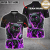 Maxcorners Billiard Panther Multicolor Options Personalized Name, Team Name 3D Shirt