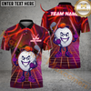 Maxcorners Neon Swing Golf Polo Customized Name, Team Name 3D Shirts (4 Colors)