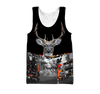 Maxcorners Deer Hunter Custom Name Shirt 3D All Over Printed Clothes