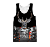 Maxcorners Deer Hunter Custom Name Shirt 3D All Over Printed Clothes