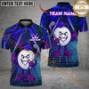 Maxcorners Neon Swing Golf Polo Customized Name, Team Name 3D Shirts (4 Colors)