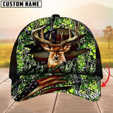 Maxcorners Premium Florapunk S21 Deer Hunting Trucker Camouflage Pattern Multicolor Personalized Name 3D Cap