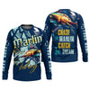 Maxcorners Marlin Fishing, Chase The Marlin - Catch The Dream SPF Shirts, Fishing Shirts For Men, Fisherman Gift