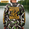 Maxcorners Professional Master Baiter Fishing UPF Shirts, Camo Fishing Shirt, Presents For Fishermen