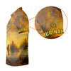 Maxcorners The Best Things In Life Are Wild And Free Bigfoot Sunset Funny Fishing Shirt, SPF Shirt For Men