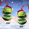 Maxcorners Custom Name Tennis Ornament, Tennis Christmas Gift5 2D Flat LM2111