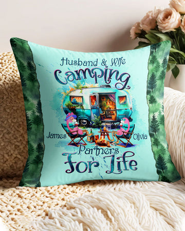 Maxcorners Personalized Husband And Wife Flamingo Pillow LM1501