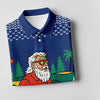 Maxcorners Retro Bearded Golfer Holding Beer Golf Polo Shirt, Women’s Golf Apparel, Ladies Golf Tops LM1507