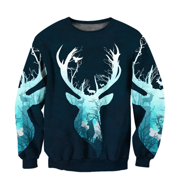 Max Corner Deer Hunting Tree Life 3D All Over Printed Shirts Gift For Hunter