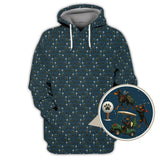 Maxcorners Funny Pattern Golf Shirt, Dog Golf Shirt, Dorberman Golf Shirt For Men, Crazy Golf Shirt For Golfer