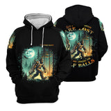 Maxcorners Not All Who Wander Are Lost Custom Bigfoot Men's Golf Polo Shirt, Funny Golf Shirt, Dad Golf Gift